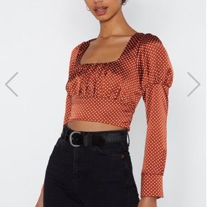 Nasty Gal Silk Shirt